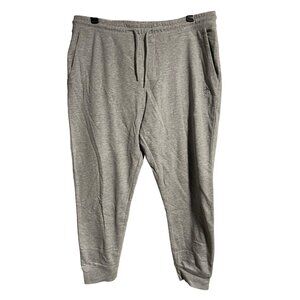 Original Penguin Mens Gray Slim Fit Joggers Size S Cotton Blend Elastic Waist